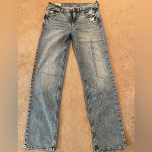GAP JEANS, Size 26/2R, 90s Loose Mid Rise, Distressed, new w/o tags